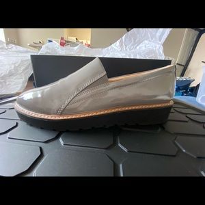 Naturalizer. Size 9.5. Effie Wedge loafer, grey. (Tub D)
